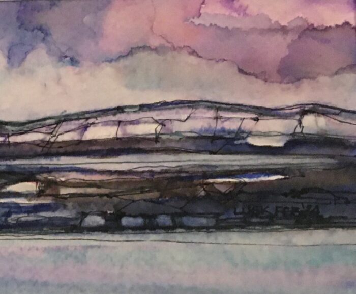 Ayrshire Hills, winter.