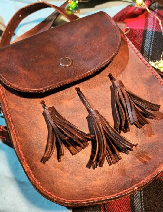 brown sporran bag